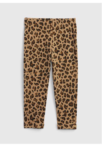 GAP - Leggings con stampa animalier, Donna, Multicolor, Taglia 3YRS