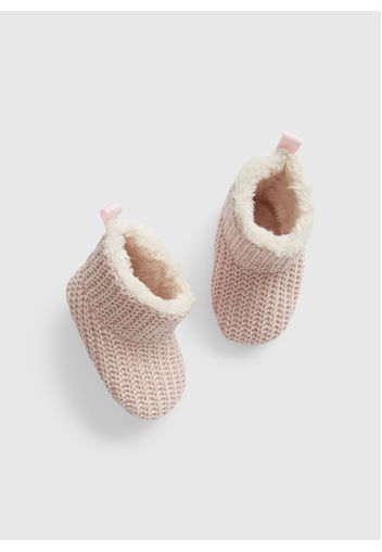 GAP - Scarpine con interno in eco pelliccia, Rosa, Taglia 3-6M