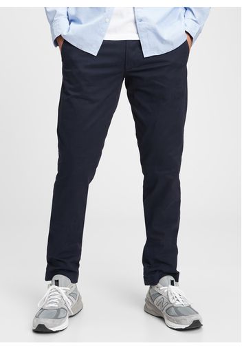 GAP - Pantaloni slim fit in cotone stretch, Uomo, Blu, Taglia 30X30