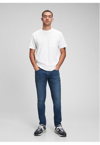 GAP - Jeans skinny fit con scoloriture, Uomo, Denim, Taglia 30X30