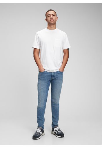 GAP - Jeans skinny fit con scoloriture, Uomo, Denim, Taglia 30X30
