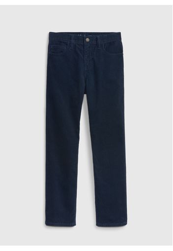 GAP - Pantaloni in corduroy cinque tasche, Uomo, Blu, Taglia 6