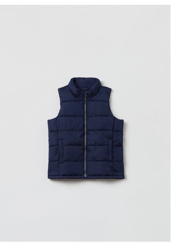 GAP - Gilet trapuntato full-zip, Uomo, Blu, Taglia XXL