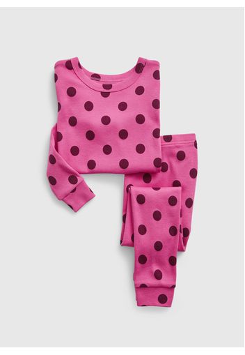 GAP - Pigiama con stampa polka dots, Rosa, Taglia 2YRS