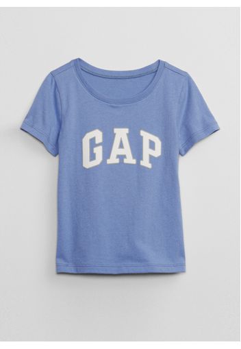 GAP - T-shirt in cotone con stampa logo, Donna, Viola, Taglia 18-24