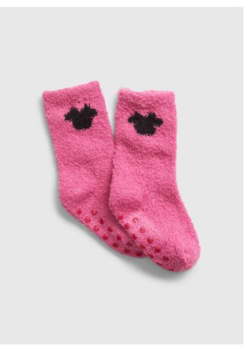 GAP - Calze antiscivolo disegno Disney Minnie, Donna, Rosa, Taglia 4-5Y