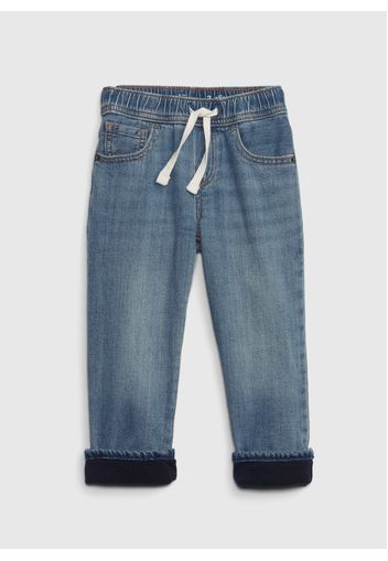 GAP - Joggers in denim con coulisse, Uomo, Denim, Taglia 18-24