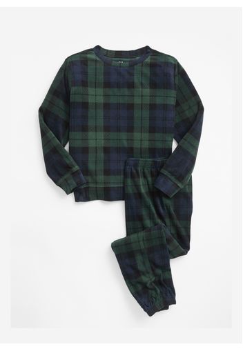 GAP - Pigiama lungo tartan in flanella, Uomo, Multicolor, Taglia 10