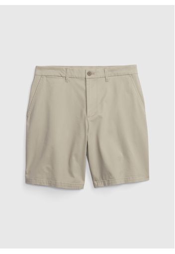 GAP - Shorts in cotone stretch, Uomo, Beige, Taglia 29