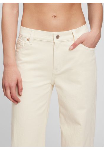 GAP - Jeans straight fit a vita bassa, Donna, Bianco, Taglia 24REG