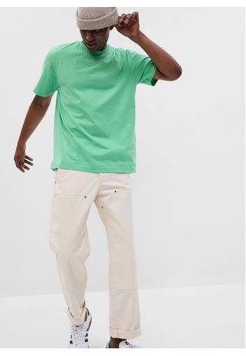 GAP - T-shirt girocollo in cotone, Uomo, Verde, Taglia S