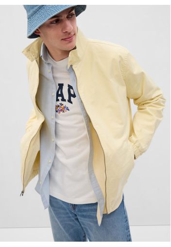 GAP - Giacca harrington a collo alto, Uomo, Giallo, Taglia XXL