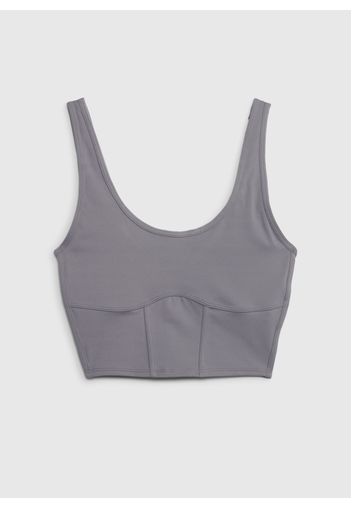 GAP - Bralette sportiva a canotta, Donna, Grigio, Taglia S