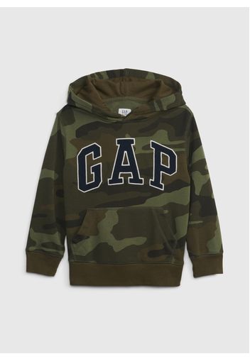 GAP - Felpa camouflage con ricamo logo, Uomo, Multicolor, Taglia S