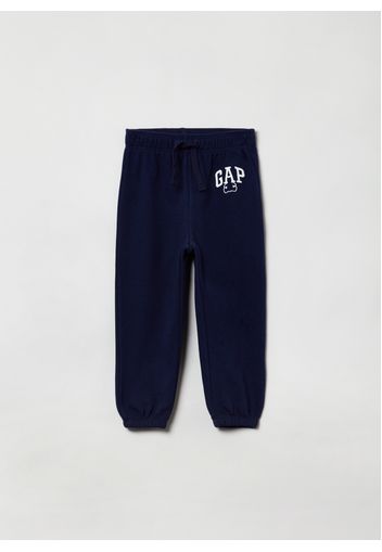 GAP - Joggers in French Terry con ricamo logo, Blu, Taglia 6-12M