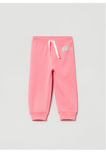 GAP - Joggers in felpa con stampa logo, Donna, Rosa, Taglia 12-18