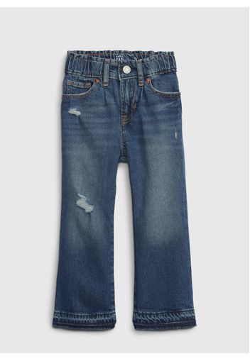 GAP - Jeans flare fit con abrasioni, Donna, Denim, Taglia 18-24