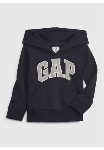 GAP - Felpa con cappuccio e patch logo, Uomo, Blu, Taglia 12-18