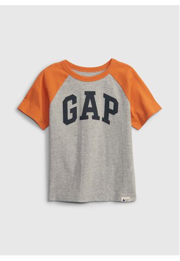 GAP - T-shirt in cotone con stampa logo, Uomo, Multicolor, Taglia 18-24