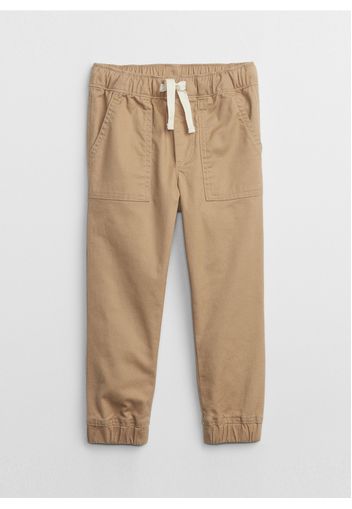 GAP - Pantalone jogger con coulisse, Uomo, Beige, Taglia 3YRS