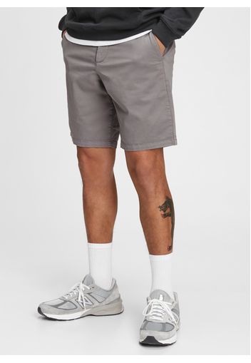 GAP - Bermuda in cotone stretch, Uomo, Grigio, Taglia 29