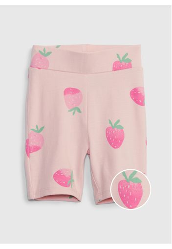 GAP - Bike shorts in cotone bio, Donna, Rosa, Taglia 12-18