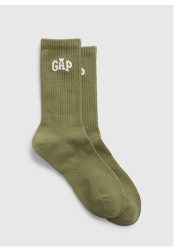 GAP - Calze stretch con logo, Uomo, Verde, Taglia M/L