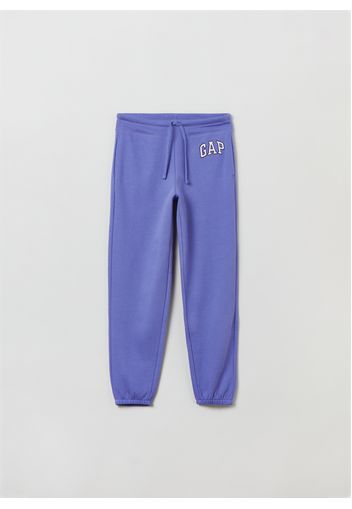 GAP - Joggers in felpa con ricamo logo, Donna, Viola, Taglia XS REGULAR