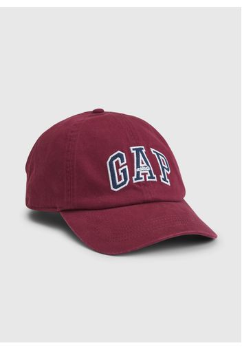 GAP - Berretto da baseball ricamo logo Athletics, Uomo, Rosso, Taglia UNICA