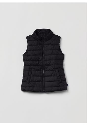 GAP - Gilet trapuntato full-zip, Donna, Nero, Taglia M