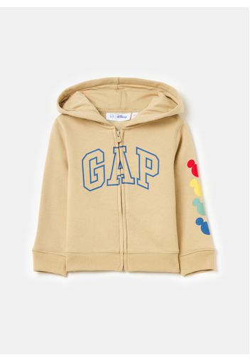 GAP - Full-zip con orecchie e stampa Disney Topolino, Uomo, Beige, Taglia 18-24M\80-86