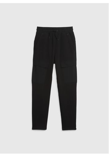 GAP - Joggers cargo con coulisse, Uomo, Nero, Taglia M\128-134