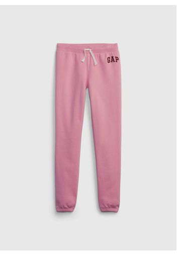 GAP - Joggers in felpa con logo, Donna, Rosa, Taglia S\116-122