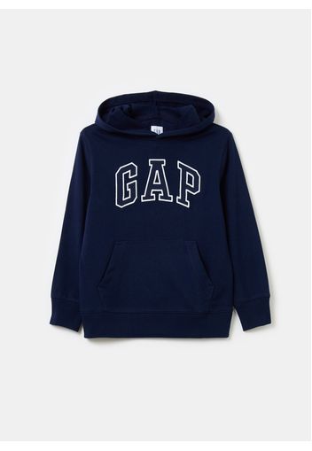 GAP - Felpa in French Terry con ricamo logo, Uomo, Blu scuro, Taglia S/116-122