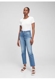 GAP - Jeans straight fit a vita alta, Donna, Denim, Taglia 26REG