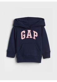 GAP - Felpa con cappuccio e patch logo, Donna, Blu, Taglia 12-18