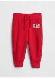 GAP - Joggers in felpa con ricamo logo, Uomo, Rosso, Taglia 6-12M