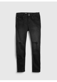 GAP - Jeans skinny fit con abrasioni, Uomo, Nero, Taglia 5