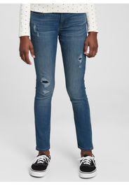 GAP - Jeans skinny fit con abrasioni, Donna, Denim, Taglia 7