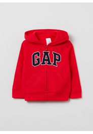 GAP - Full-zip con cappuccio e patch logo, Uomo, Rosso, Taglia 3-6M