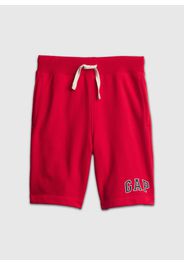 GAP - Bermuda in French Terry con logo, Uomo, Rosso, Taglia S