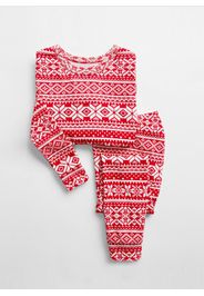 GAP - Pigiama lungo con motivo Fair Isle, Donna, Multicolor, Taglia 3YRS