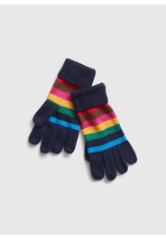 GAP - Guanti fantasia Happy Stripe, Donna, Multicolor, Taglia UNICA