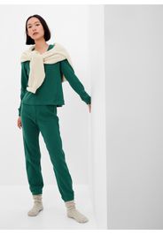 GAP - Pantalone pigiama a costine, Donna, Verde, Taglia XS