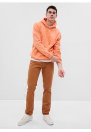 GAP - Pantaloni slim fit stretch, Uomo, Arancione, Taglia 28X30
