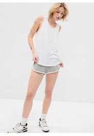 GAP - Tank top stretch girocollo, Donna, Bianco, Taglia XL