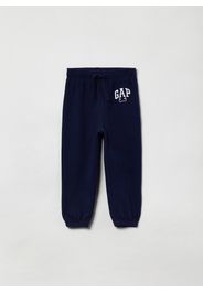 GAP - Joggers in French Terry con ricamo logo, Blu, Taglia 6-12M