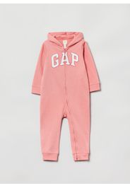 GAP - Tutina intera con cappuccio e ricamo logo, Rosa, Taglia 6-12M