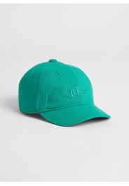 GAP - Berretto da baseball con ricamo logo, Uomo, Verde, Taglia S/M