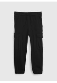 GAP - Joggers cargo con coulisse, Uomo, Nero, Taglia 12-18